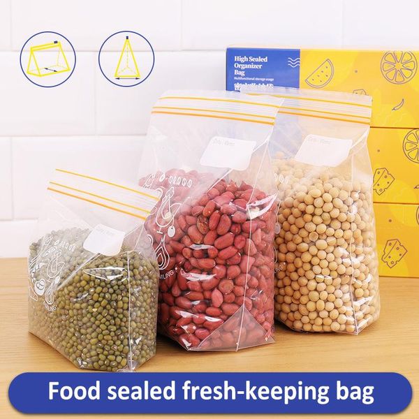 

storage bags large reusable leak proof easy seal snack for fruit veggies