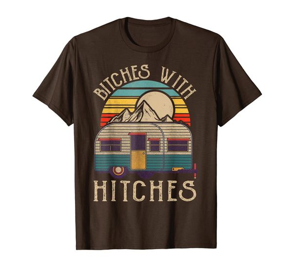 

Bitches With Hitches Retro Vintage T-Shirt, Mainly pictures