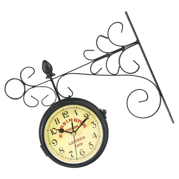 

wall clocks double-side clock household hanging creative decor