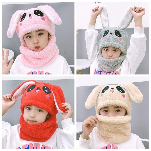 

berets pography plus baby stuff cartoo ear hat children kids caps bib, Blue;gray