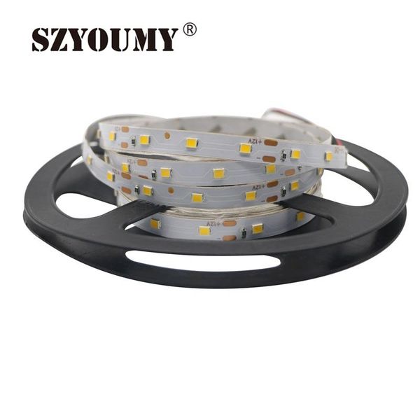 

led strip light 2835 smd dc 12v non-waterproof 60 leds /m flexible tape lamp 8mm pcb width strips