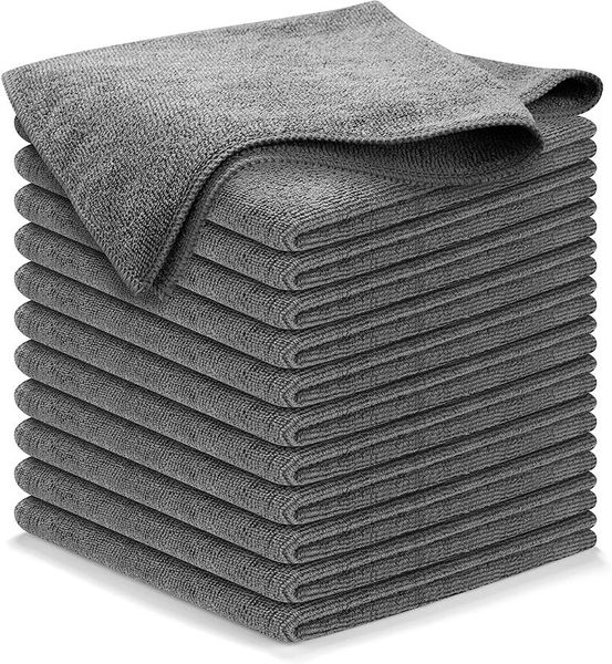 

towel 10pcs edgeless microfiber auto cleaning towels multifunctional car detailing automotive washing dry cloth