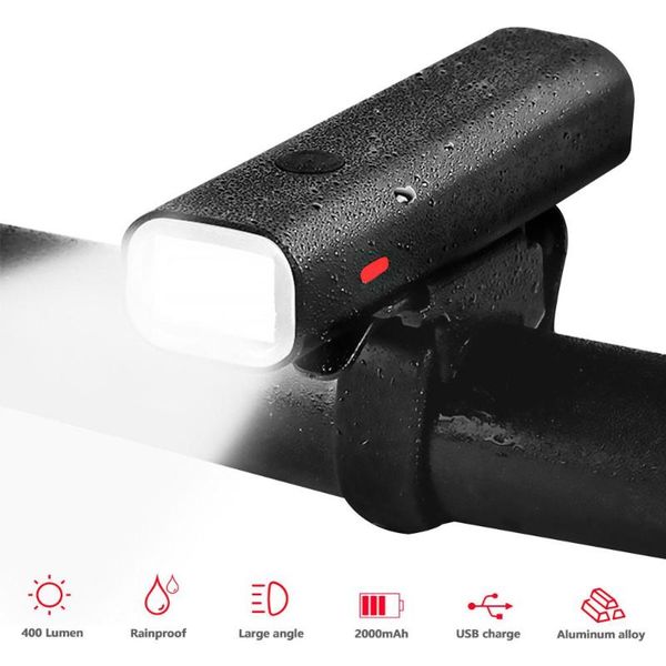 

mountain bike light usb charging headlight rainproof night rechargeable riding equipped with strong lights