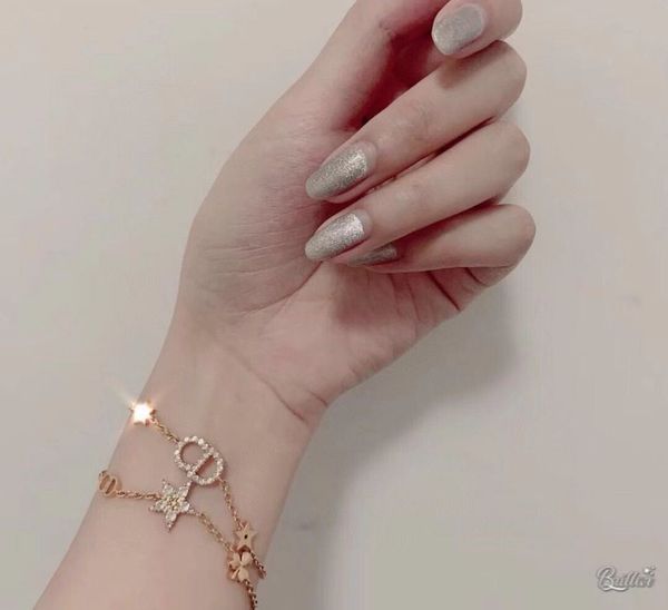 

design jewelry new letter two piece bracelet r70n, Golden;silver