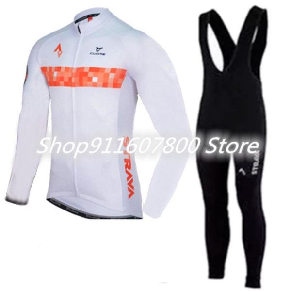 

spring long sleeve racing bicycle sportswear mountain bike clothing strava cycling jersey set ropa ciclismo sports sets, Black;blue