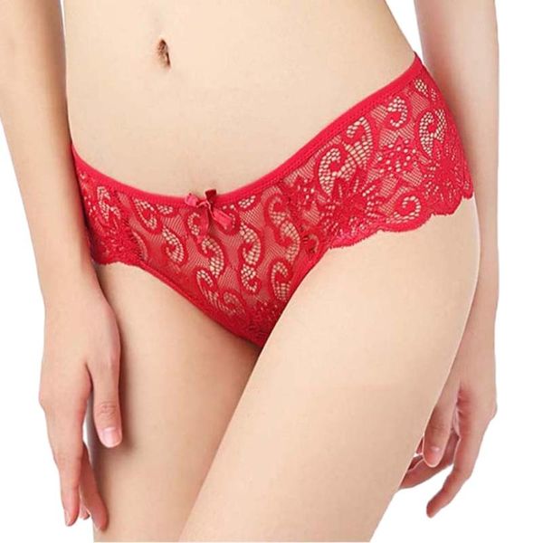 

women's panties transparent lingerie for women underwear plus size ladies lace female girls underpants briefs, Black;pink