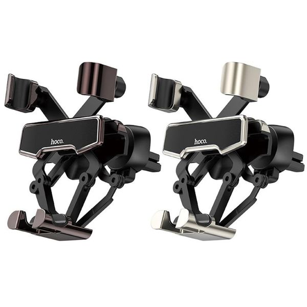 

gravity linkage automatic lock air vent car phone holder bracket cell mounts & holders