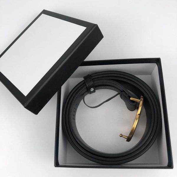 

fashion classic men designers belts womens mens casual letter smooth buckle belt width 2.0-3.8cm with oem box, Black;brown