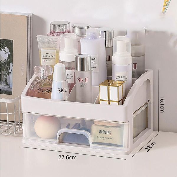 

storage boxes & bins jewelry makeup brush holder box drawer plastic cosmetic