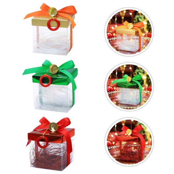 

gift wrap 3pcs festival boxes candy storage container packing box for christmas