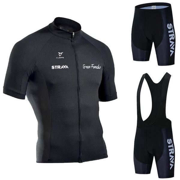 

men summer pro cycling jersey set racing bicycle clothing maillot ropa ciclismo mtb bike sportswear sets, Black;blue