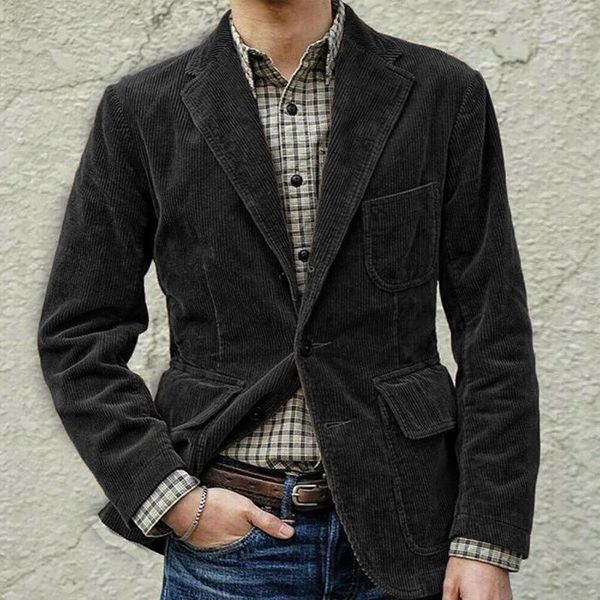 

men's jackets mens casual solid pocket jacket coat autumn fashion slim suit men masculino clothing homme, Black;brown