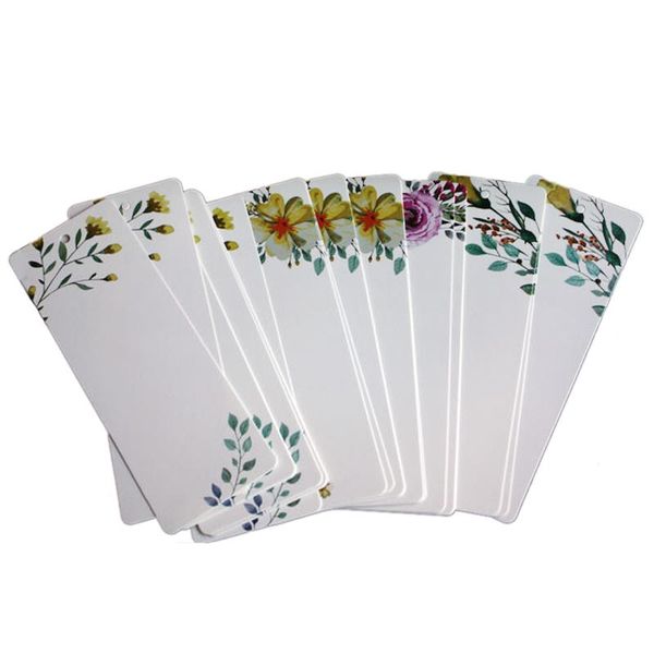 

bookmark 40pcs/lot diy creative retro flower book mark message cards bookmarks