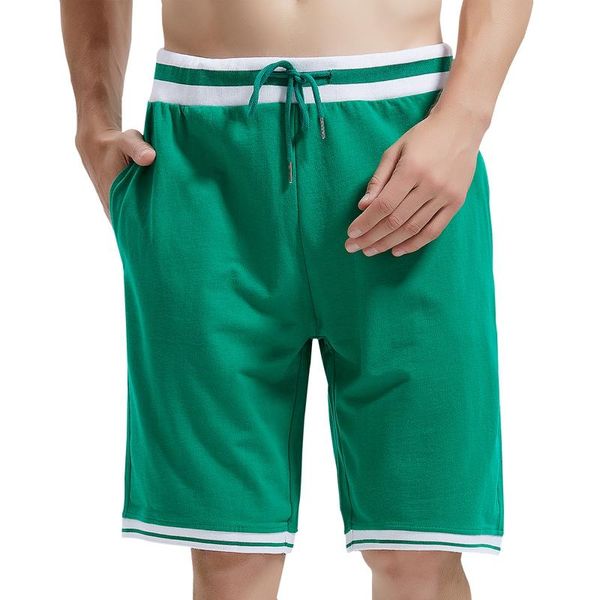 

akkad kuti patchwork color sports short pants men's shorts basketball soccer athletics for men breathable gym fitness, White;black