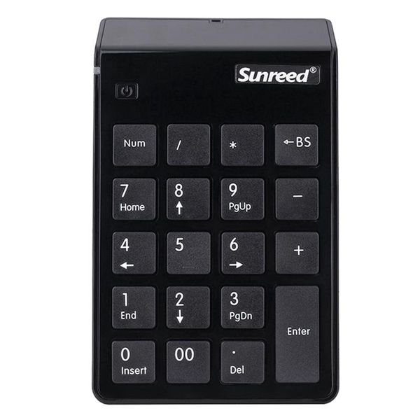 

sunreed wireless numeric keyboard 2.4g transmission lapdedicated keypad for financial accounting keyboards