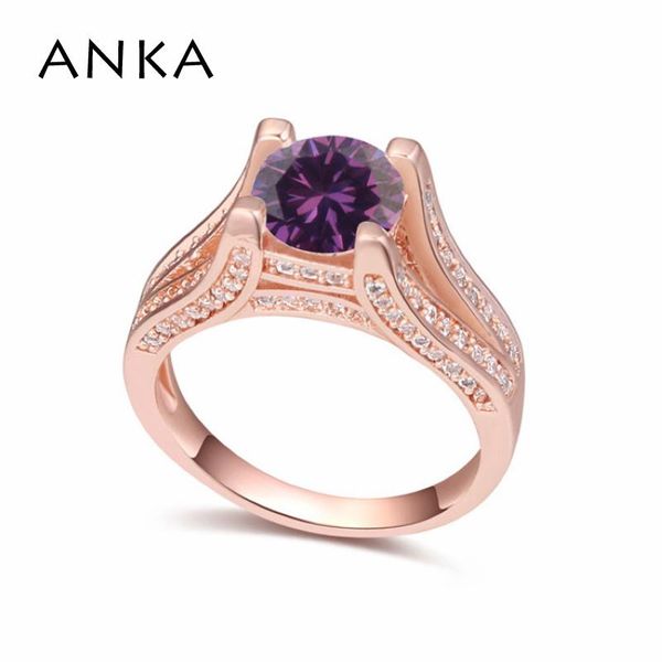

wedding rings anka selling vintage gold color bridal for women classic zircon ring party punk fashion jewelry #18758, Slivery;golden