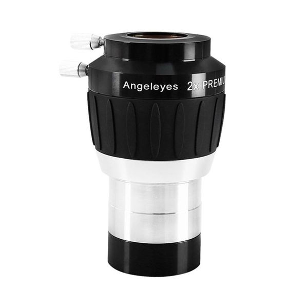

telescope & binoculars angeleyes 2 inch 2x barlow eyepiece astronomical telescopio eliminate color difference efficiently 1.25