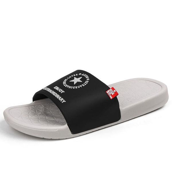 

slippers summer cool flip flops men soft beach fashion man shoes, Black