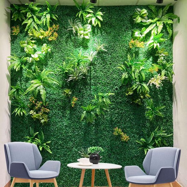 

party decoration 120x180cmvivid grass mat green artificial lawns plant wall wedding greenery lawn plastic fake flowers balcony roof