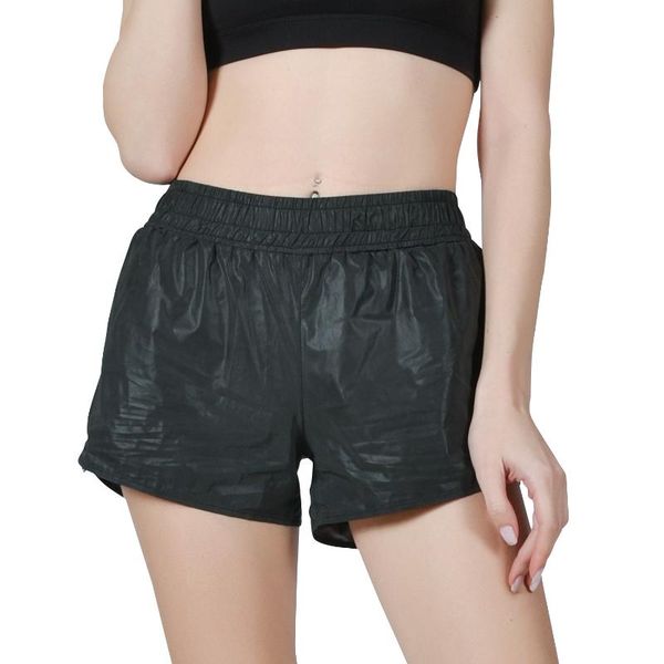 

women's shorts women 2021 side zipper design reflective fashion outdoor sports night running three-point, White;black