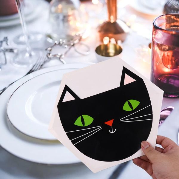 

dishes & plates 16pcs paper plate disposable party supplies cutlery witch series