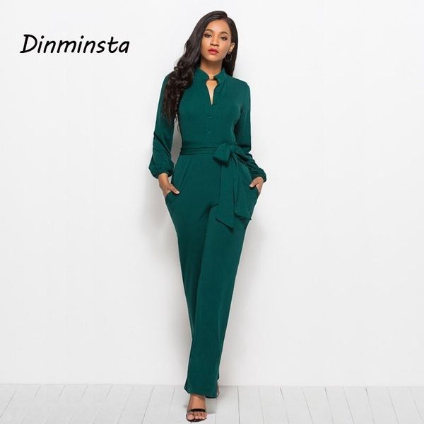 

women's jumpsuits & rompers woman long jumpsuit elegant solid color elastic tie-waist bodycon knitted black wide leg regular qualit, Black;white