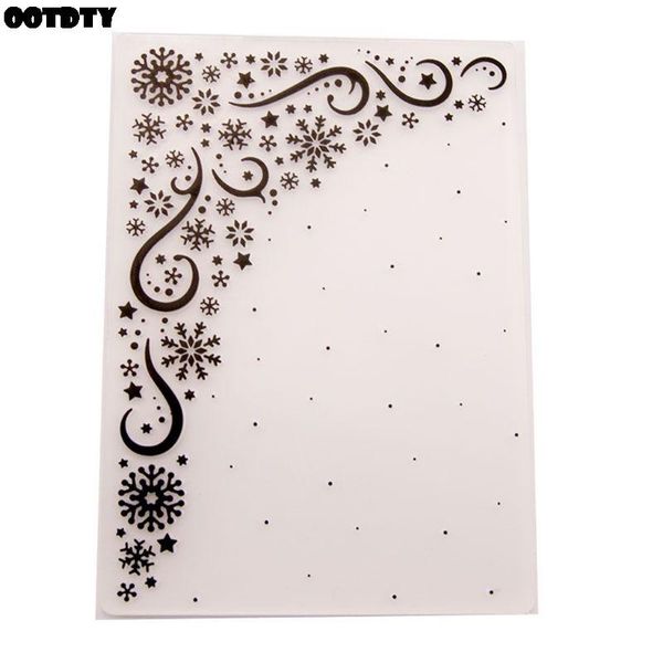 

craft tools plastic embossing folder template diy scrapbook po card making decoration crafts snowflake