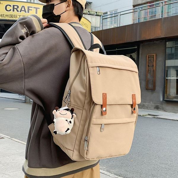

backpack fashion design 2021 casual nylon women large capacity lapstudent school bags female