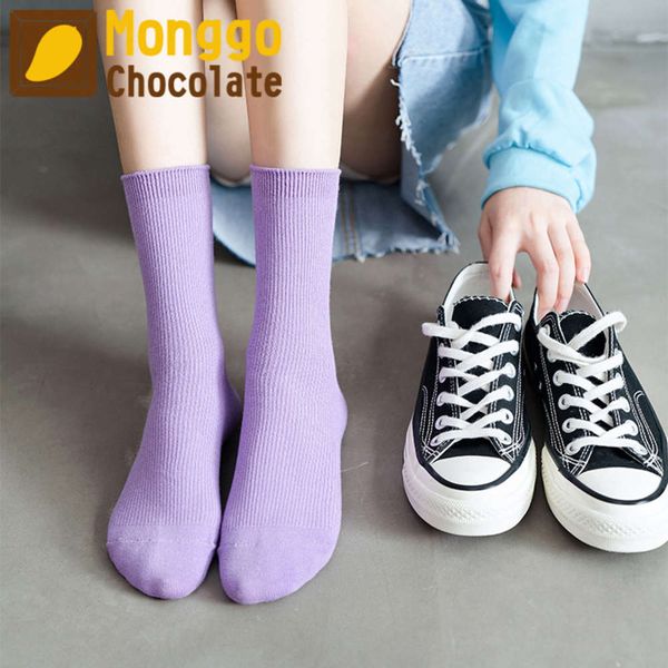 

fashion color pure cotton candy autumn winter basic, Black;white