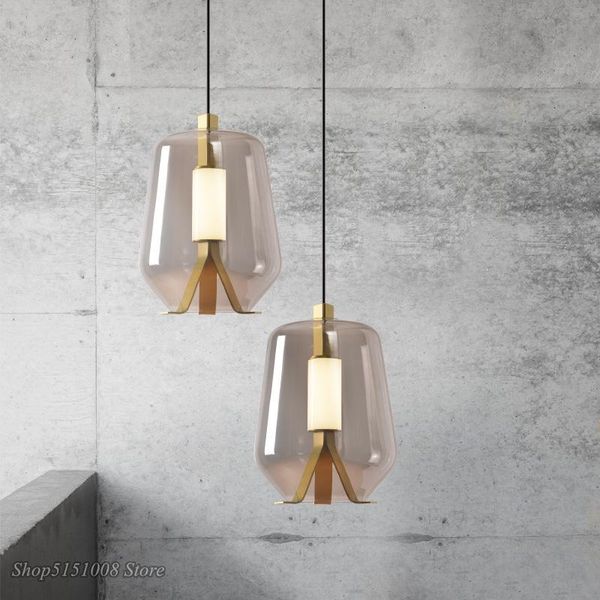 

pendant lamps modern glass led light living room bedroom kitchen hanging lamp home decor table lighting industrial loft fixtures