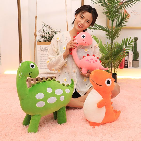 

cartoon dinosaur plush toy candy colors little dino kids huggable plushie boys girls birthday gift 30/40/50cm