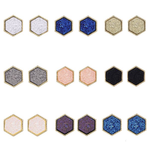 

earrings with star frosted earrings lk6i, Golden