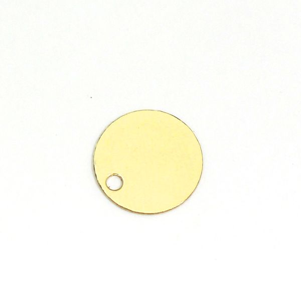 

beadsnice 14k gold-filled round stamping pendant blanks jewelry finding, Silver