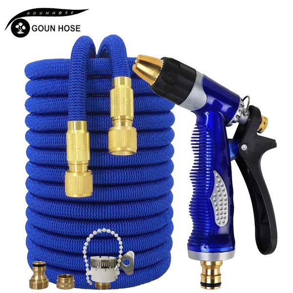 

watering equipments garden car washing machine retractable flexible hose adjustable gun outdoor irrigation can be extended