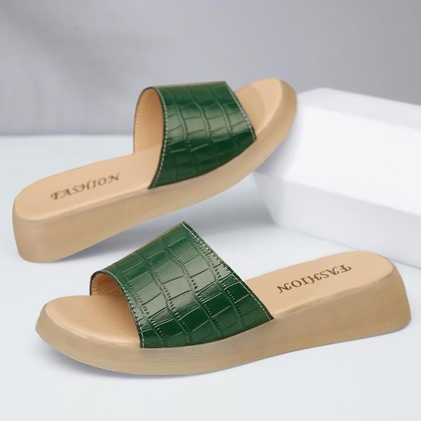 

dress shoes summer light women sandals casual comfortable beach chaussure femme pumps slope heel slippers wedge shoe, Black