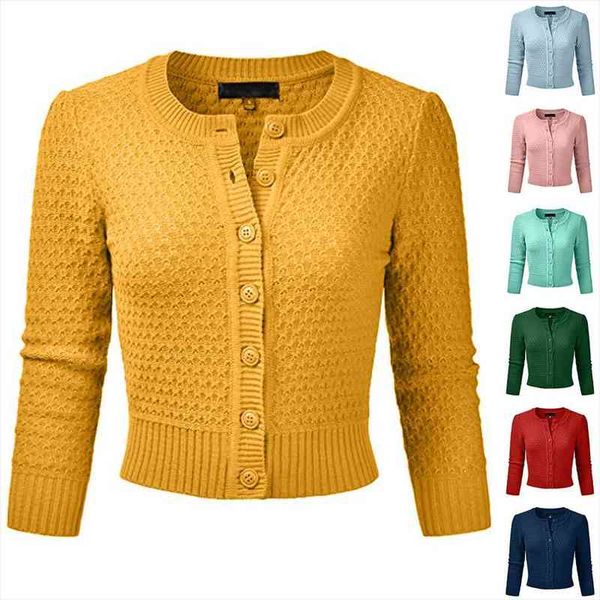 

women spring female knit womens sweaters cardigan coat short a little shawl knitted jacket 22 colors dropship, White;black