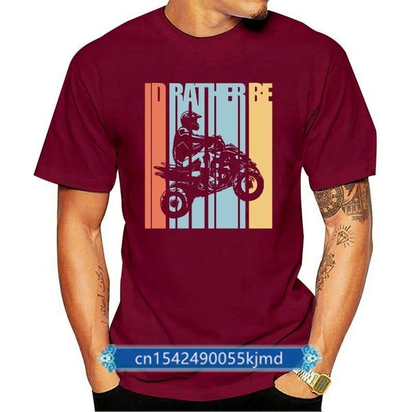 

men's t-shirts id rather be riding quad bikes atv shirt brap 2021 casual t-shirt men creative man's short sleeve silk screen t shi, White;black