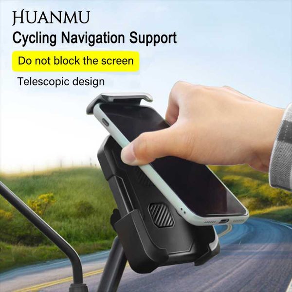 

cell phone mounts & holders outdoor riding bracket navigation mobile holder motorcycle electric bicycle aluminum alloy rotation