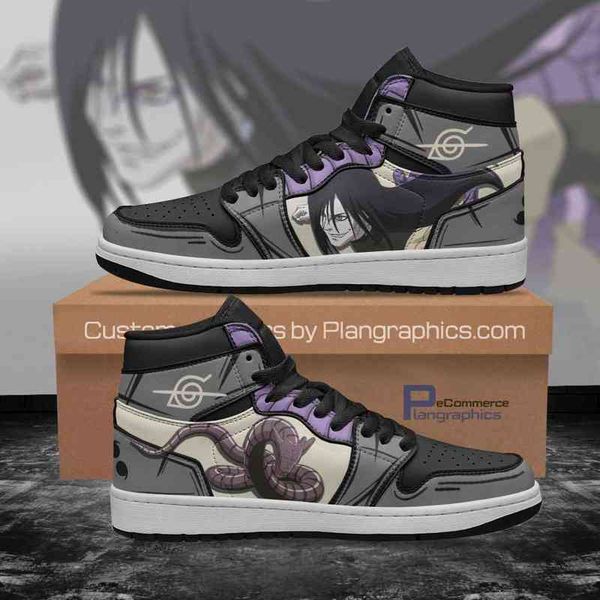 

couples printed shoes custom orochimaru sneakers mens sport footwear diy trainers