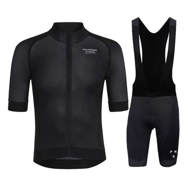 

black pns summer cycling sweatshirt set men's short sleeve shirt mtbjersey men's cycling clothing bicycle maillot ciclismo 211006, Gray