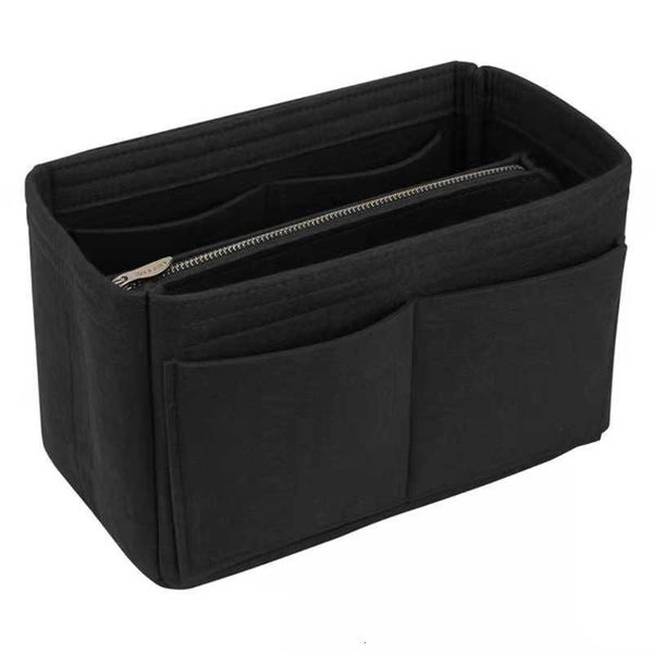 

cases multi layer large capacity felt cosmetic finishing inner bag