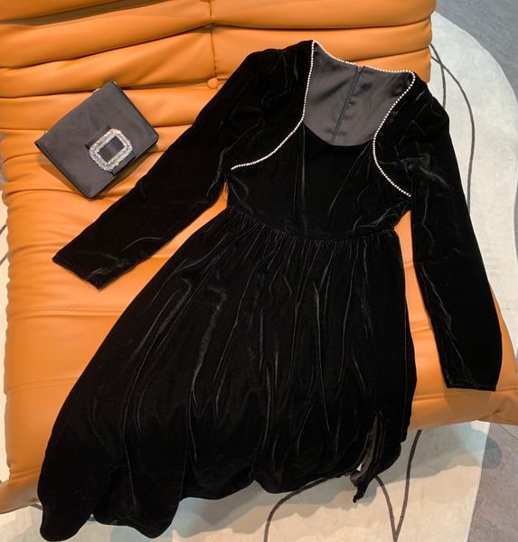 

elegant new dress, Black;gray