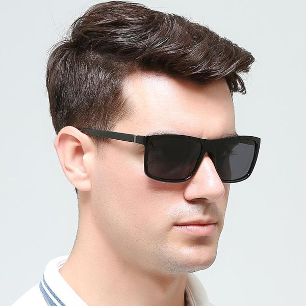 

sunglasses luxury polarized for men driving shades retro brand designer uv400 men's sun glasses gafas de sol hombre outdoor, White;black