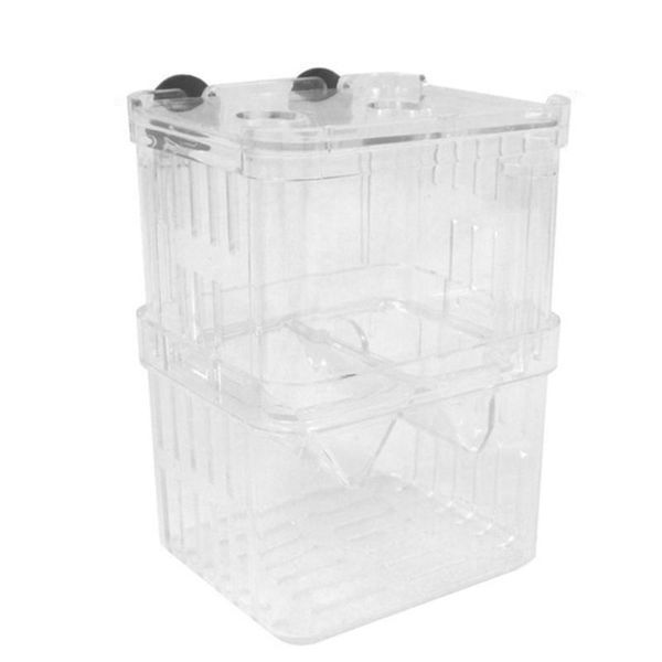 

aquariums acrylic hatching incubator fish tank and breeding box transparent cover aquarium 13.5x10.5cm