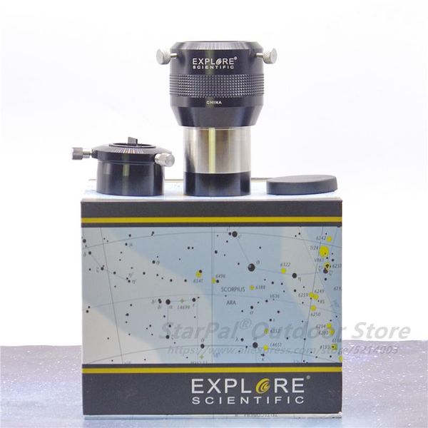 

telescope & binoculars explore scientific es 2x 2inch 2'' barrow 4-piece super achromatic 2-inch barlow multiplier