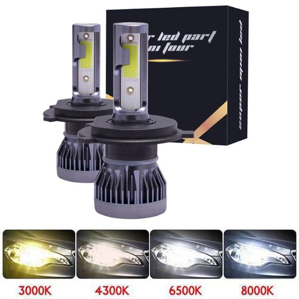 

car headlights enhanced led headlight 3000k / 6000k 8000k optional h1 h3 h4 h7 h8 h9 h11 9005 9006 12000lm auto lamp for styling