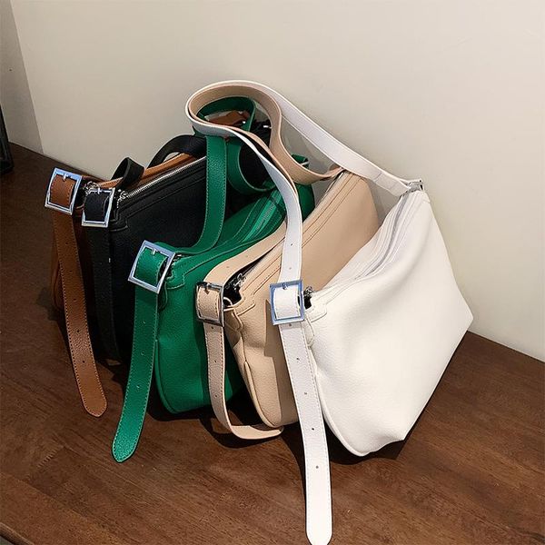 

evening bags high sense of summer pu soft leather underarm bag 2021 fashion all-match women's designer shoulder simple messenger