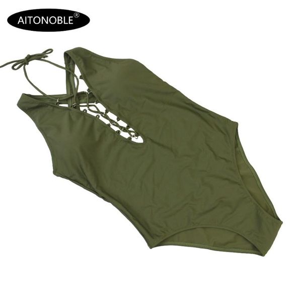 

one-piece suits 2021 ladies one piece swimsuit women slimming swimwear with deep v-neck bathing