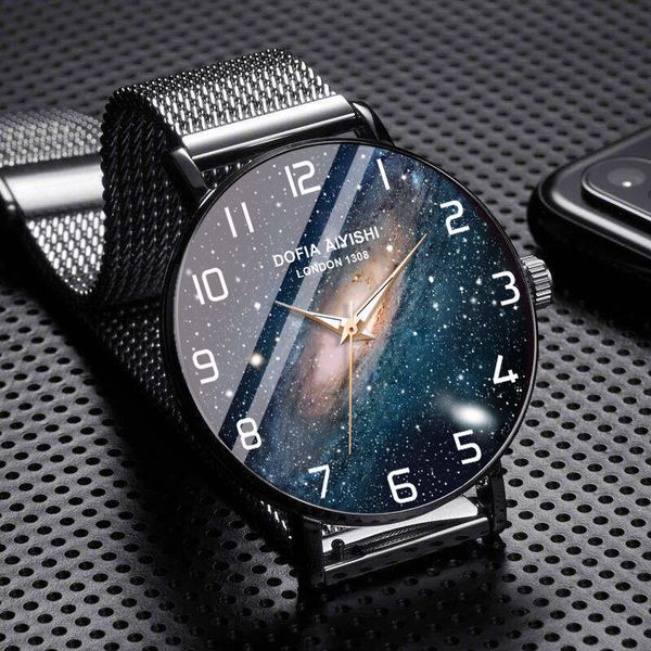 

swiss ultra thin automatic movement watch men's korean junior high school students' luminous calendar waterproof non mechanical, Slivery;brown