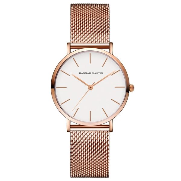 

japan miyota movement luxury brand fashion causal stainless steel mesh ladies wristwatches clock waterproof relogio feminino 210527, Slivery;brown
